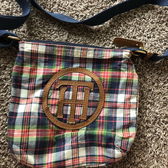 Tommy Hilfiger Crossbody Plaid Purse - Picture 1 of 3